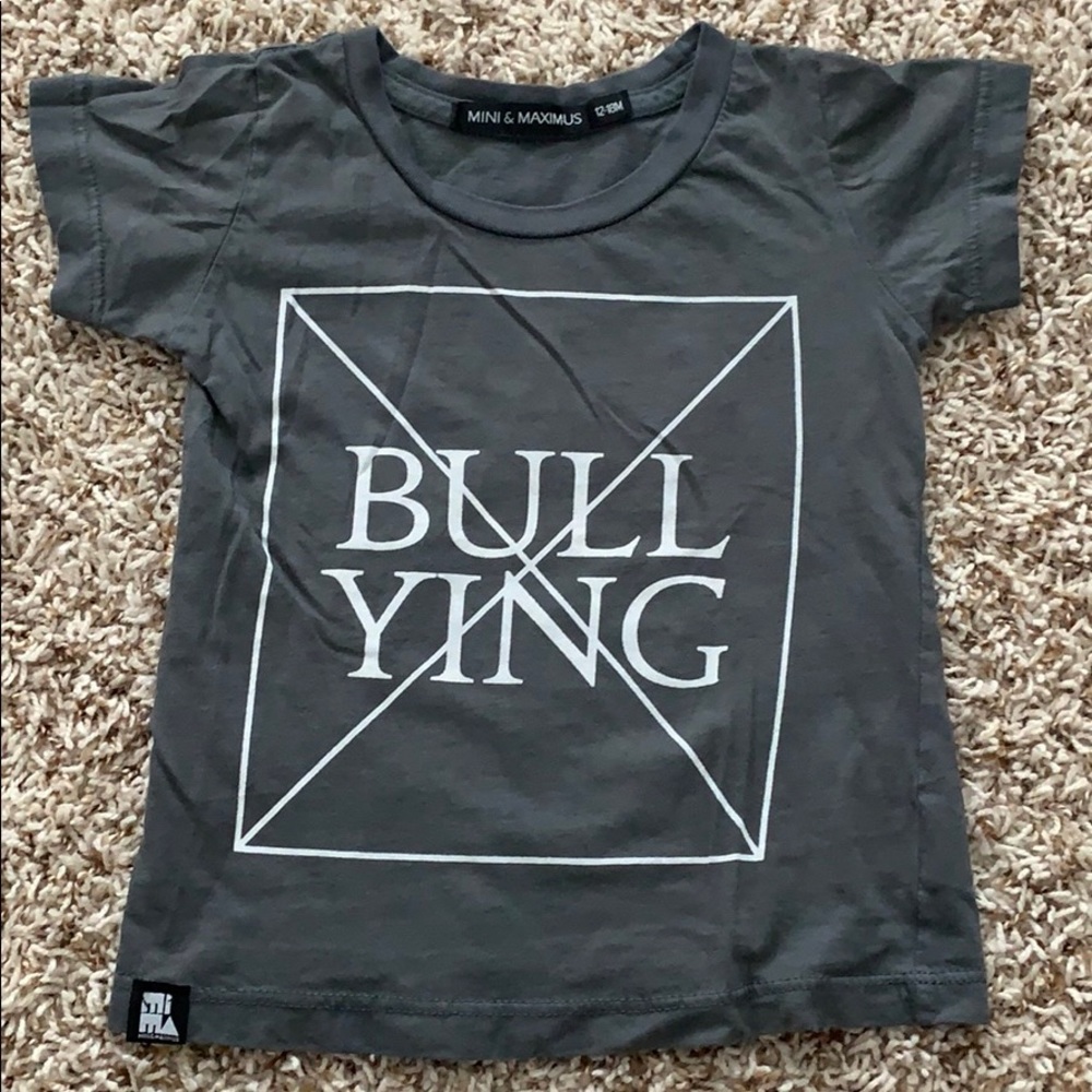 MINI & MAXIMUS “No Bullying” T-shirt